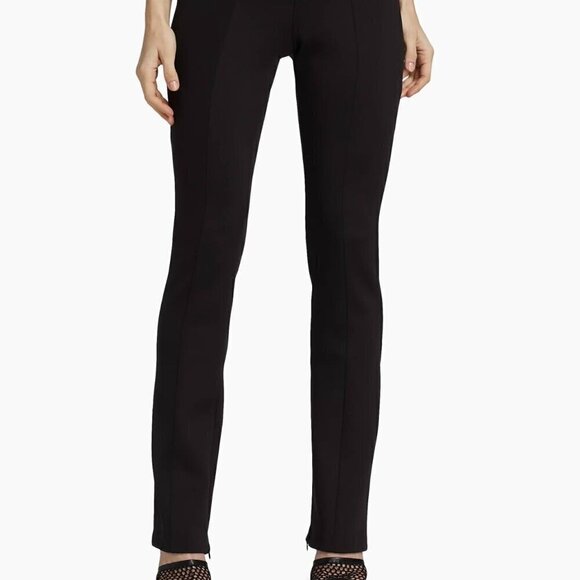 NWT Good American Black Disco Slit Front Pants - Size 4 (XL) - Picture 10 of 10
